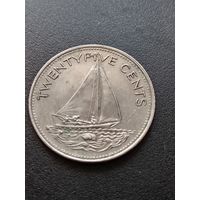 Багамы  (Багамские острова) 25 центов 2000 г.