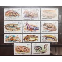 Республика Гвинея. 1977 год. Фауна. Пресмыкающиеся (1094)