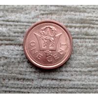 Werty71 Барбадос 1 цент 2011 Трезубец