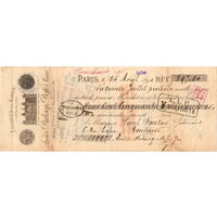 Франция, вексель, 1894 г.