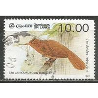 Шри Ланка. Птицы. Дроздовая тимелея. 1987г. Mi#791.