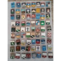 Значки. Гербы городов. Геральдика. Цена указывается за один значок. #-III-07