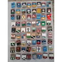 Значки. Гербы городов. Геральдика. Цена указывается за один значок. #-III-07