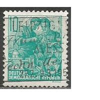 ГДР. Пятилетка. Учёный. Стандарт. 1957г. Mi#578.