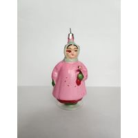 Елочная игрушка Девочка с куклой