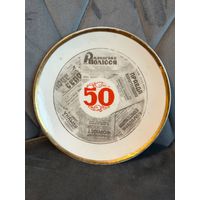 Тарелка коллекционная. Агитация