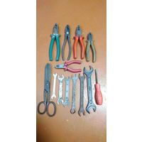 Инструмент СССР плоскогубцы, гаечные ключи