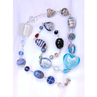 Бусы из муранского стекла (Murano), ручная уникальная работа