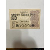 Германия 2000000 марок 1923 г. -0801