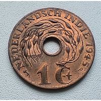 Голландская Индия 1 цент, 1945 P   1-4-35