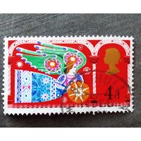 Марка Великобритания 1969 год Рождество