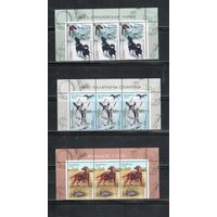 Беларусь-2010,(Мих.837-839)  **  , Собаки, полоски