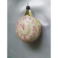 Ёлочные часы старинные.Редкие.Без 10 мин.12.Каталог.