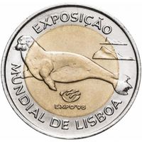 Португалия 100 эскудо, 1997 Лиссабон ЭКСПО, 1998 UNC