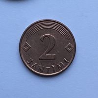 2 сантима 2000 Латвия
