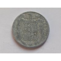 Испания 10 сантимов 1945 г.