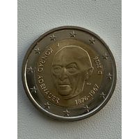 2 евро Германия 2026 год KONRAD ADENAUER