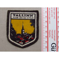 Нашивка Tallinn Таллин СССР Эстония 1970-е
