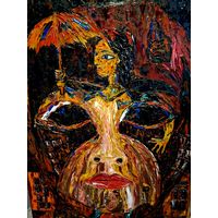 Картина маслом "БОЛЬ" Salenko