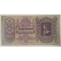 Банкнота 100 пенго 1930 год. Венгрия с рубля без МЦ.