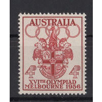 Австралия /Australia 1956** Герб Олимпийские игры Мельбурн Mi#266