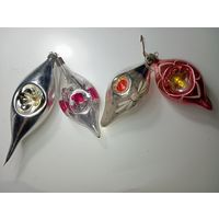 Ёлочные игрушки - Фонарики . СССР .