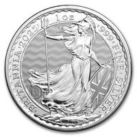 Великобритания 2 фунта 2025г. Британия СЕРЕБРО!!! 999 31,1г (1oz)