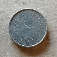 Коста-Рика 25 сентимо 1983 г., KM# 188.3, ю