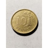 Финляндия 10 пенни 1967