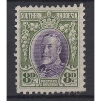 1931-37 Южная Родезия /Southern Rhodesia* 8d стандарт Георг V второй выпуск  SG#21