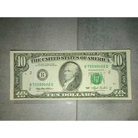 10 долларов США. 1993г