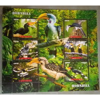 СЕРИЯ Блоков птицы  фауна MNH