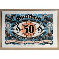 Германия, нотгельды, 50 пфеннигов 1921 год, Кала (Kahla), Рождественская серия, вар. 3