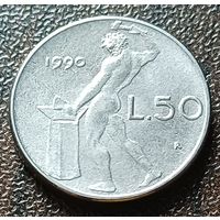 Италия 50 лир, 1990    ( 1-2-5 )