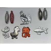 Елочные игрушки Незнайка 1960-70-е г. Цена за все