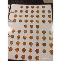 Лист информационный для монет СССР 2 копейки 1926 - 1991 г.