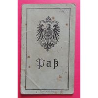 Паспорт ПМВ, 1917 г.