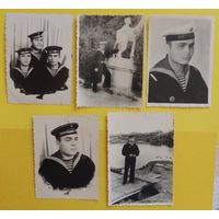 Фото "Морфлот", 1950-е гг., 5 шт.