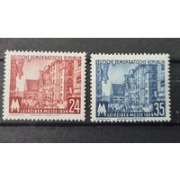 Германия, ГДР 1954 г. Mi.433-434 MNH** полная серия