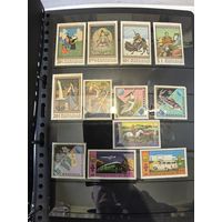 Сборный лоток чистых марок Монголии 11