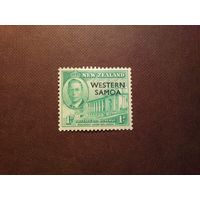 Западное Самоа 1946 г.Король Георг VI и здание парламента, Веллингтон./37а/