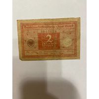 Германия 2 марки 1920 г. -0801