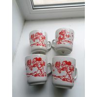 Кружки с Микки Маусом 4 шт одним лотом