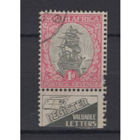 1933 Южная Африка  Корабль марка с рекламой почтовых услуг SG#56e  Used