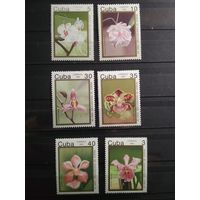 Куба 1992 г. Цветы.