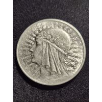 Польша. Ядвига. 10 злотых 1932 года. Коллекционное состояние.