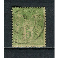 Франция - 1898 - Аллегория 5С - [Mi. 84] - полная серия - 1 марка. Гашеная.  (Лот 28HZ)-TG3P46