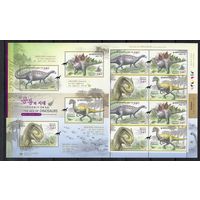 Корея Южная 2011. Динозавры. Лист 2831-34
