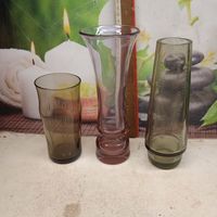 Вазы Неман стекло СССР .  3 шт. Редкие.