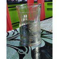 Подстаканник со стаканом Запорожье СССР